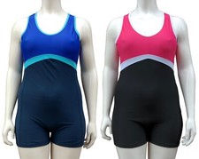 ACCLAIM Porto Ladies Classic Fit Boy Leg Swimming Costume Lined Front 2025