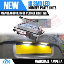 2x LED Number Plate Light