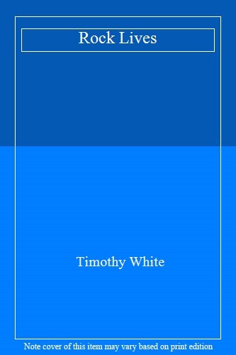 Rock lives timothy - lives,timothy, white