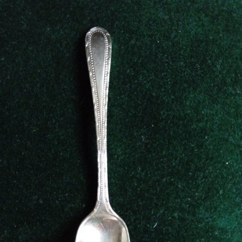 Antique silver plated spoon - antique,