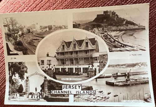 Vintage postcard jersey - postcard,