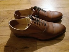 Charles Tyrwhitt Goodyear Welted Mens  size 8 UK shoes (brown) - small 