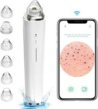 Blackhead & Acne Remover Vacuum Pore Cleaner with 6 Extractor Heads