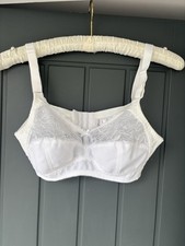 Two Non Wired Non Padded White and Cream Bras
