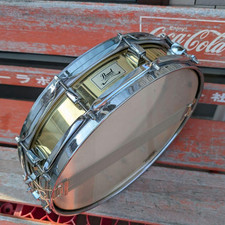 Pearl Brass Shell Piccolo Snare Drum 14x3.5 with Wear, Used