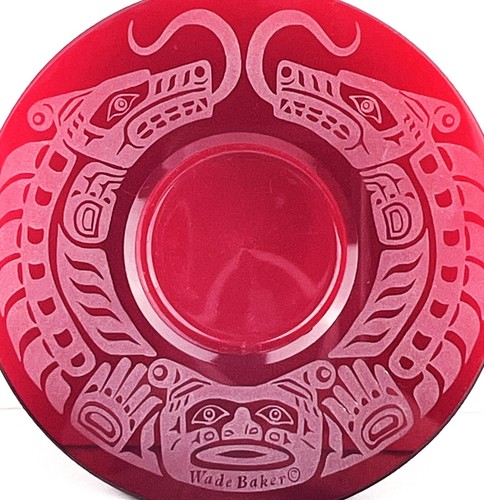 Wade baker haida - native, etched