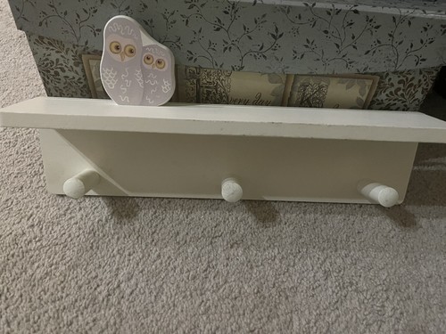 Ikea coat rack shelf - rack, cream