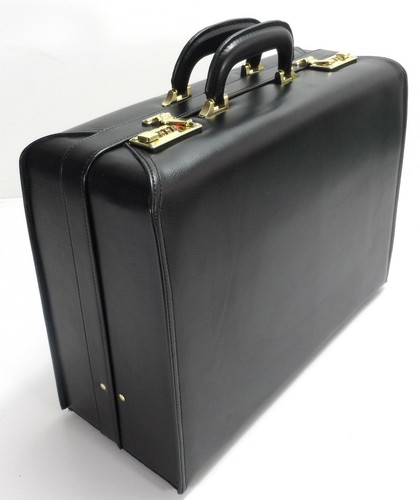 Leather pilot case business - leather,