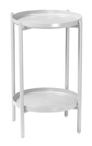 Tier end table - table, round