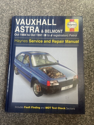 Vauxhall astra belmont haynes - vauxhall,