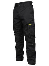 Bench Workwear Mens Black Toronto Cargo Trouser with Kneepad Pocket