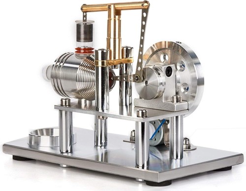 Hot air stirling engine motor - air,