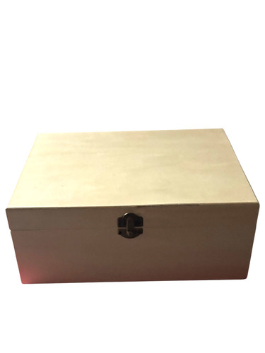 Wooden craft boxes with - with, clasp