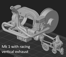 Tamiya sand scorcher Flat 4 RC 1/10 scale engine - Knight customs