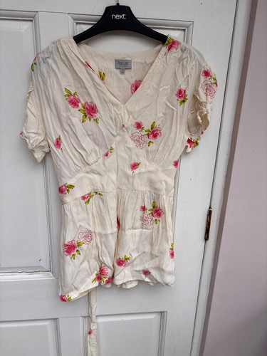 Women cream pink floral - cream,