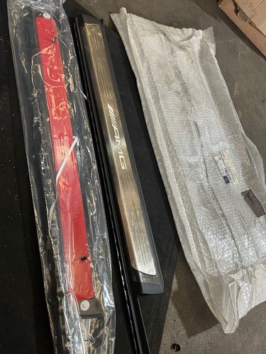 Mercedes door sill molding - door,