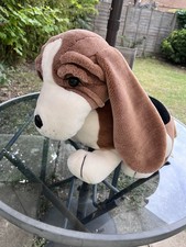 Large Basset Hound Dog By Keel Toys Simply Soft 18 Inches 