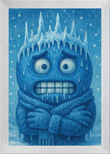 Frozen Blue Character with