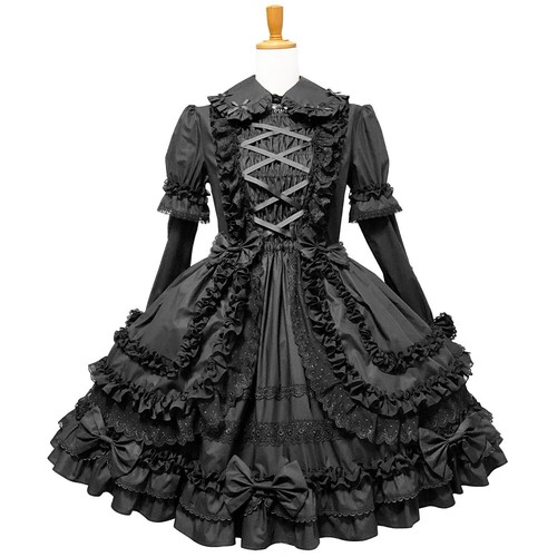 Gothic lolita girl - girl, maid