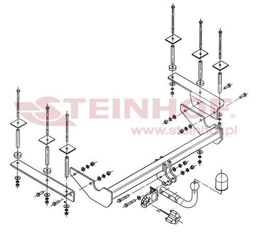 Steinhof towbar for opel - towbar,