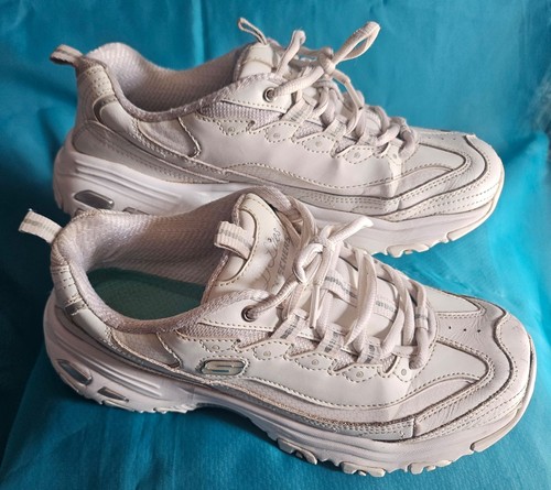 Skechers white lites memory - white,