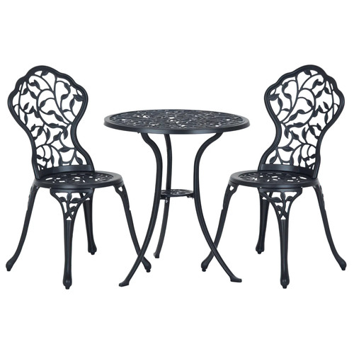 Vintage cast aluminium bistro - cast,