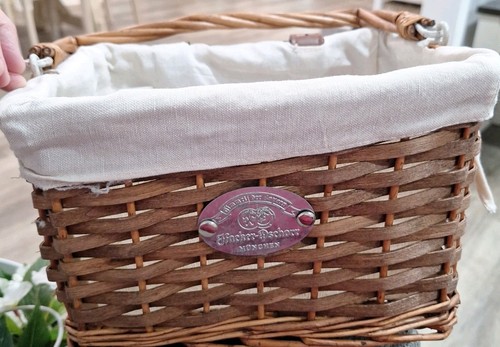 Vintage bike basket with - vintage,
