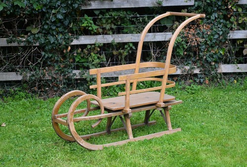 Vintage sleigh sledge - , old