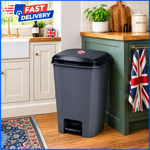 50l slim pedal bin waste - ,