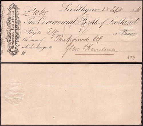 Commercial bank scotland - bank, of
