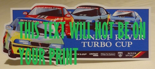 Rover dunlop turbo - dunlop,