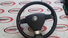 VOLKSWAGEN GOLF MK5 5 DOOR 3 SPOKE MALFUNCTION STEERING WHEEL - 1k0959538f -2008