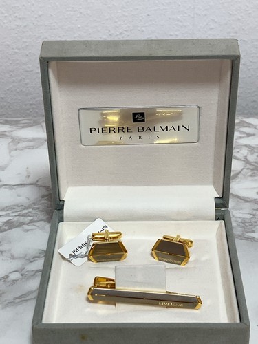 Pierre balmain cufflinks tie - &,