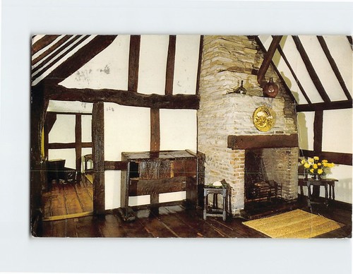 Postcard the old school desk - the,