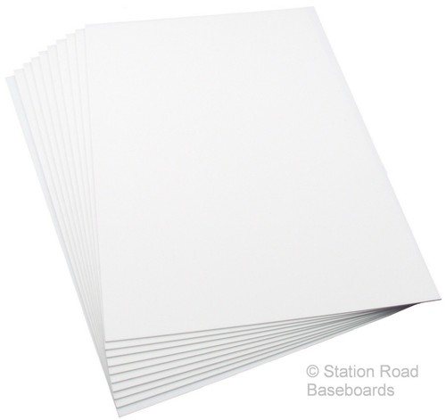 Sheets matt white 75mm - 10,