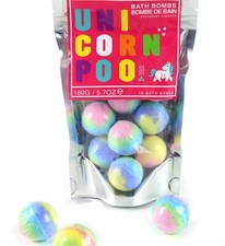Unicorn Bath Poo Bombs Pack of 10 Scented Children Kids Girls Boys Colorful Gift