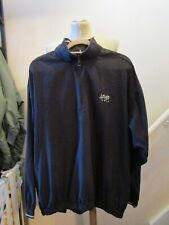 Men's Ashworth Weather System Black Golf Jacket Top Wind & Water Resistant Large