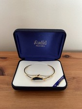 Ariki Paua Shell 22 Carat Gold Plate Bangle Made In New Zealand