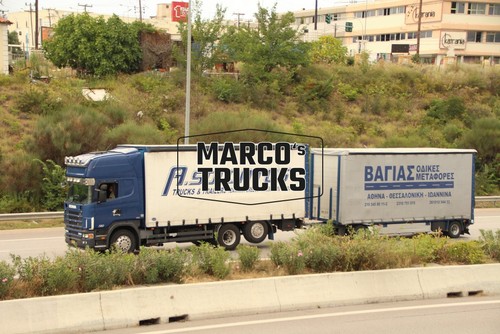 Truck photo scania - 580, drawbar