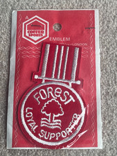 1970's Nottingham Forest FC Loyal Supporter Unopened Coffer fabric badge / patch