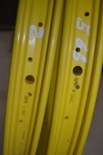 ACS Z-Rims NOS Yellow 20" Mint OS BMX Stamped April 8 1981 Great for Early Build