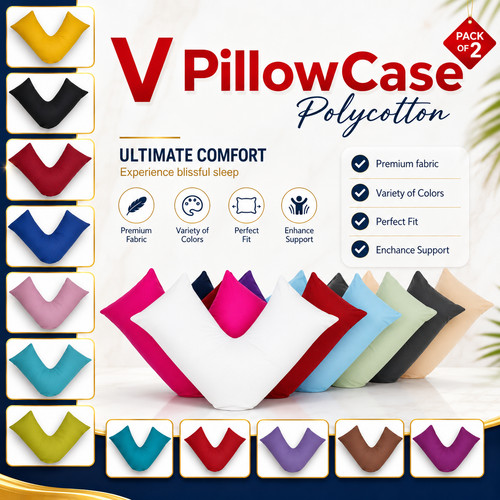 Shaped pillowcases - v,