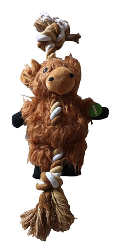 Dog toy highland cow rope - highland,