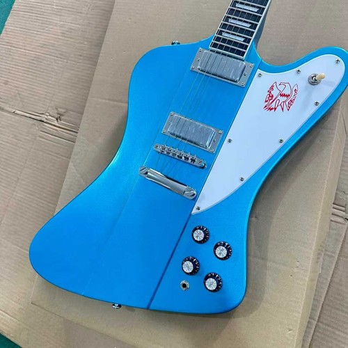 Firebird blue electric guitar - blue,