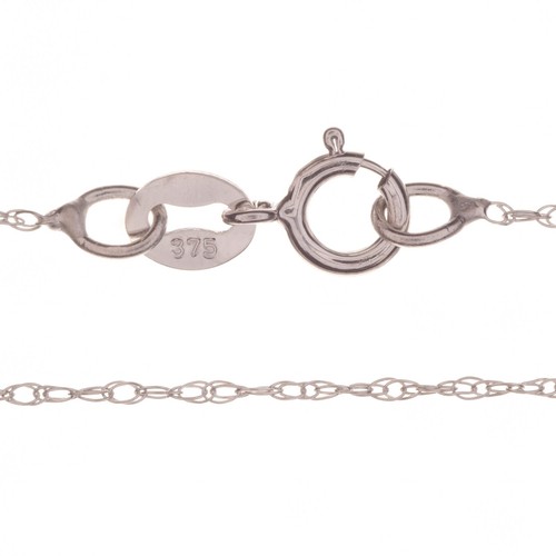 White gold necklace - 9,