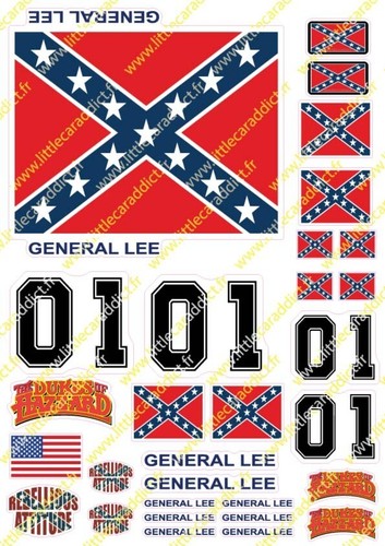 General lee decals 18 - lee,