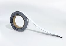 10m White Magnetic Strip Roll with Dry Wipe Clean Finish - Whiteboard Magnet