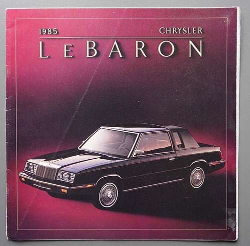 1985 chrysler baron - chrysler, le