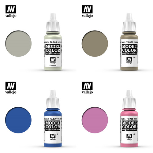 Vallejo model color paints - model,