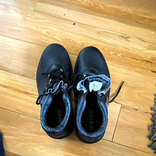 Arco black lace safety work - lace-up,